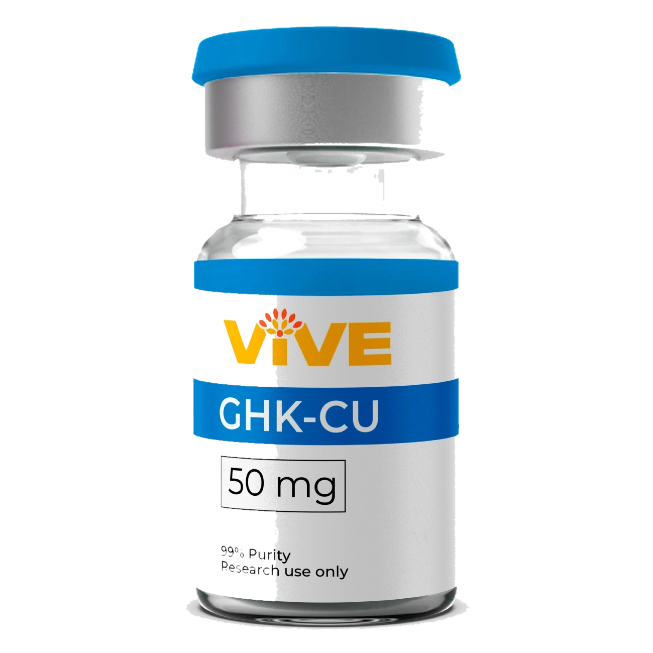 GHK-Cu research peptide vial
