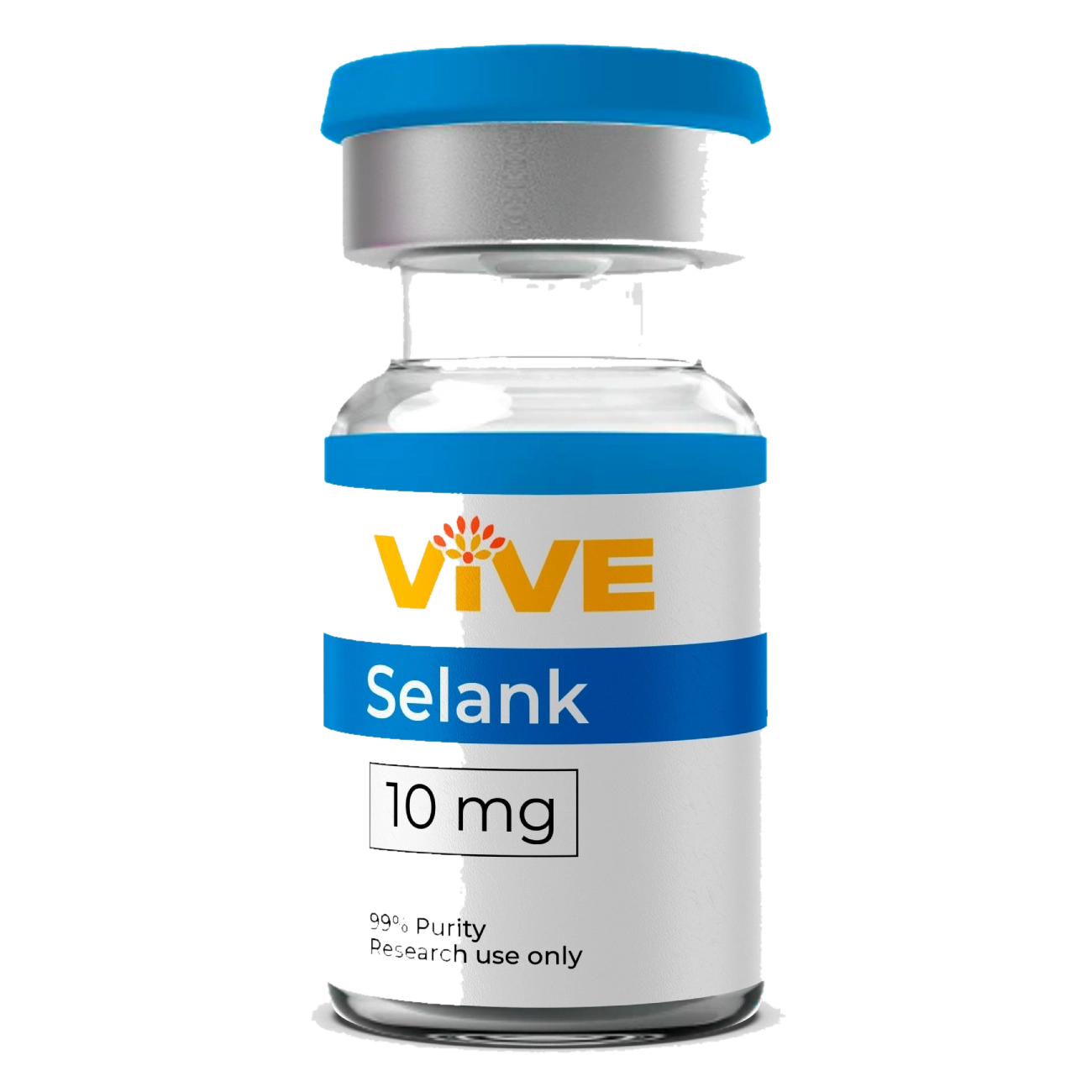Selank research peptide vial