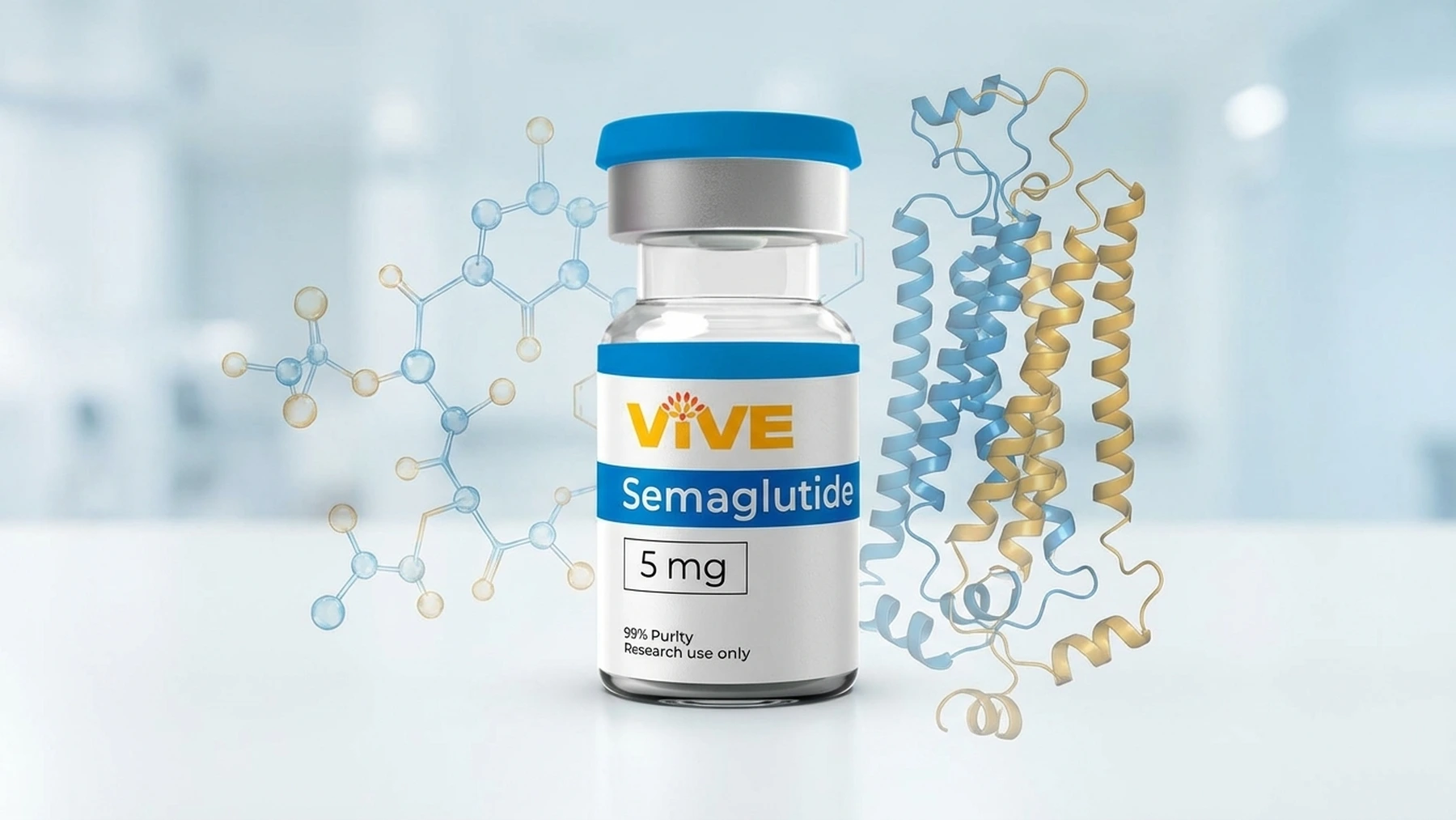 VivePeptides GLP-1 receptor agonist research vials