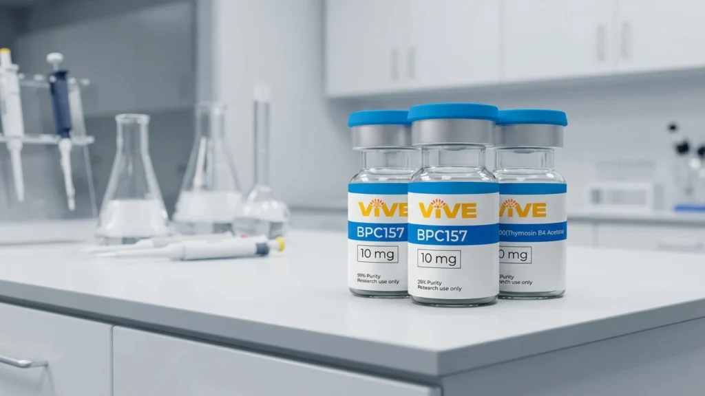 7 Best Peptides for Muscle Recovery Research in 2026 - VivePeptides research vials