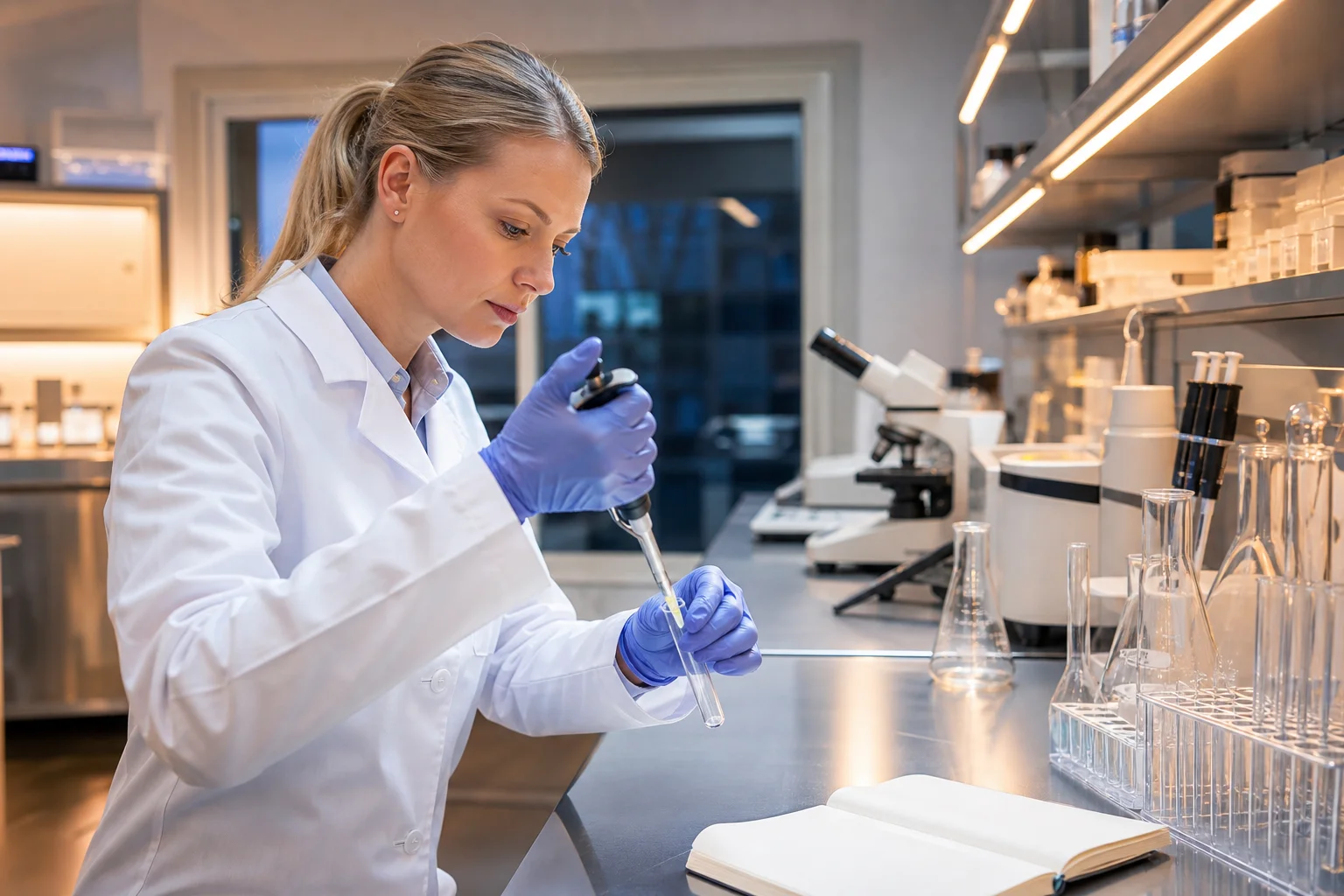 VivePeptides branded GLP-1 research peptide vials representing the 2026 GLP-1 peptide research landscape in a modern laboratory setting