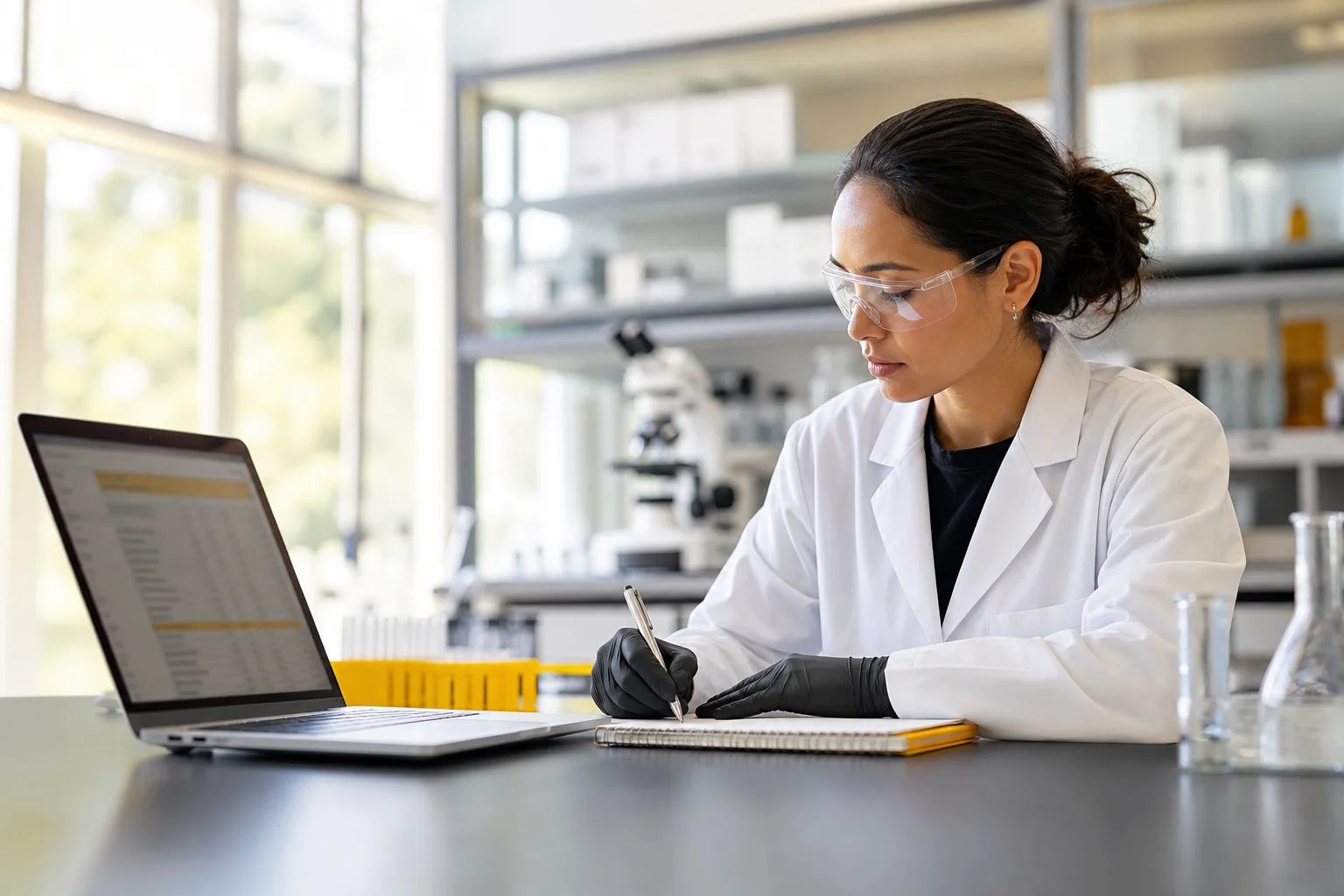 VivePeptides research peptide vial beside a laptop comparing Modern Aminos alternatives by cost per mg