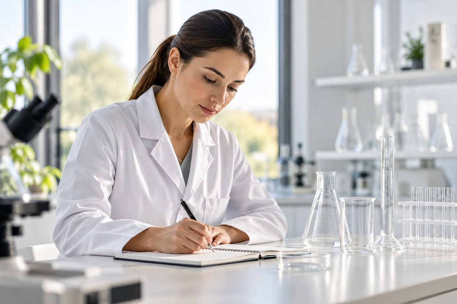 VivePeptides research vials from one supplier arranged together as a complete peptide stack on a lab bench